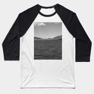 Francois Lake black and white photo Baseball T-Shirt